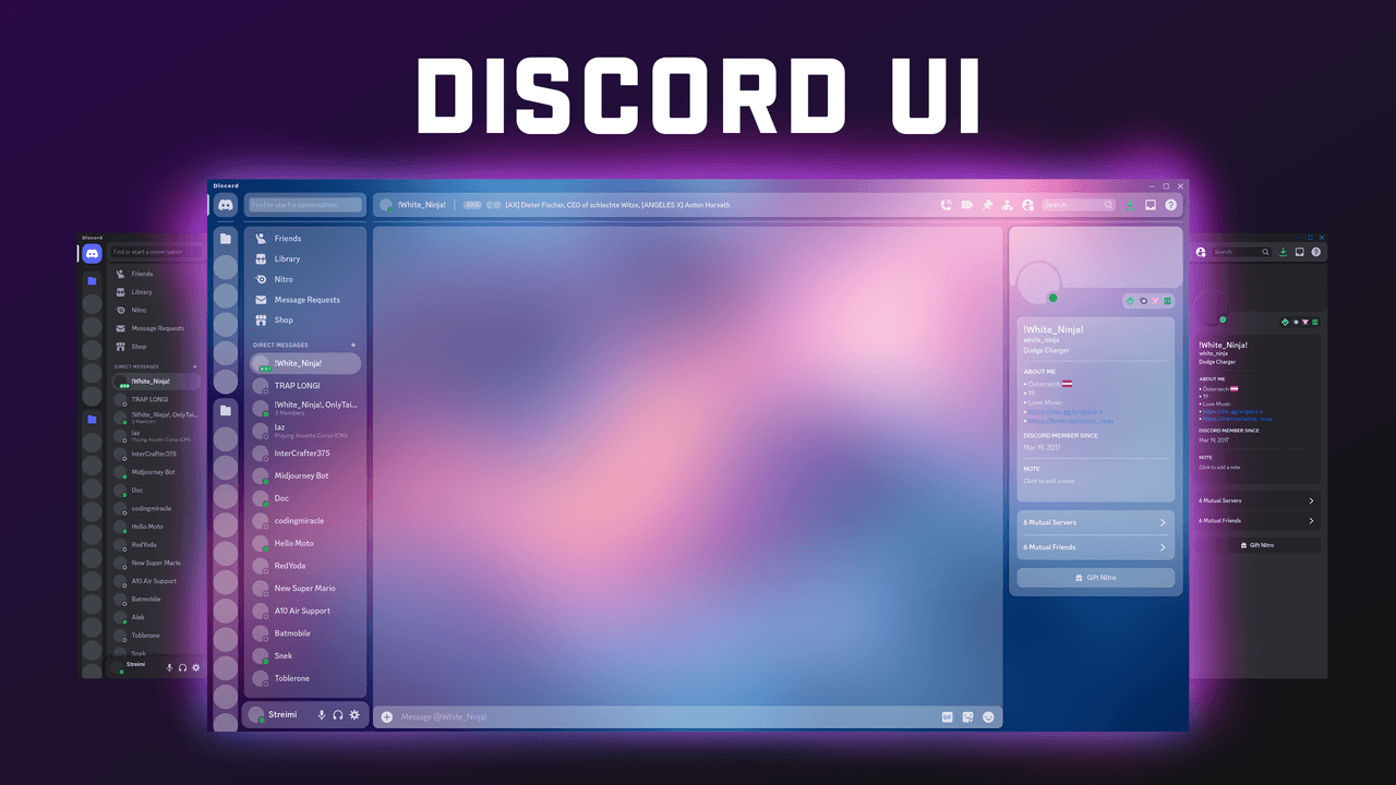 Discord UI Re-Design